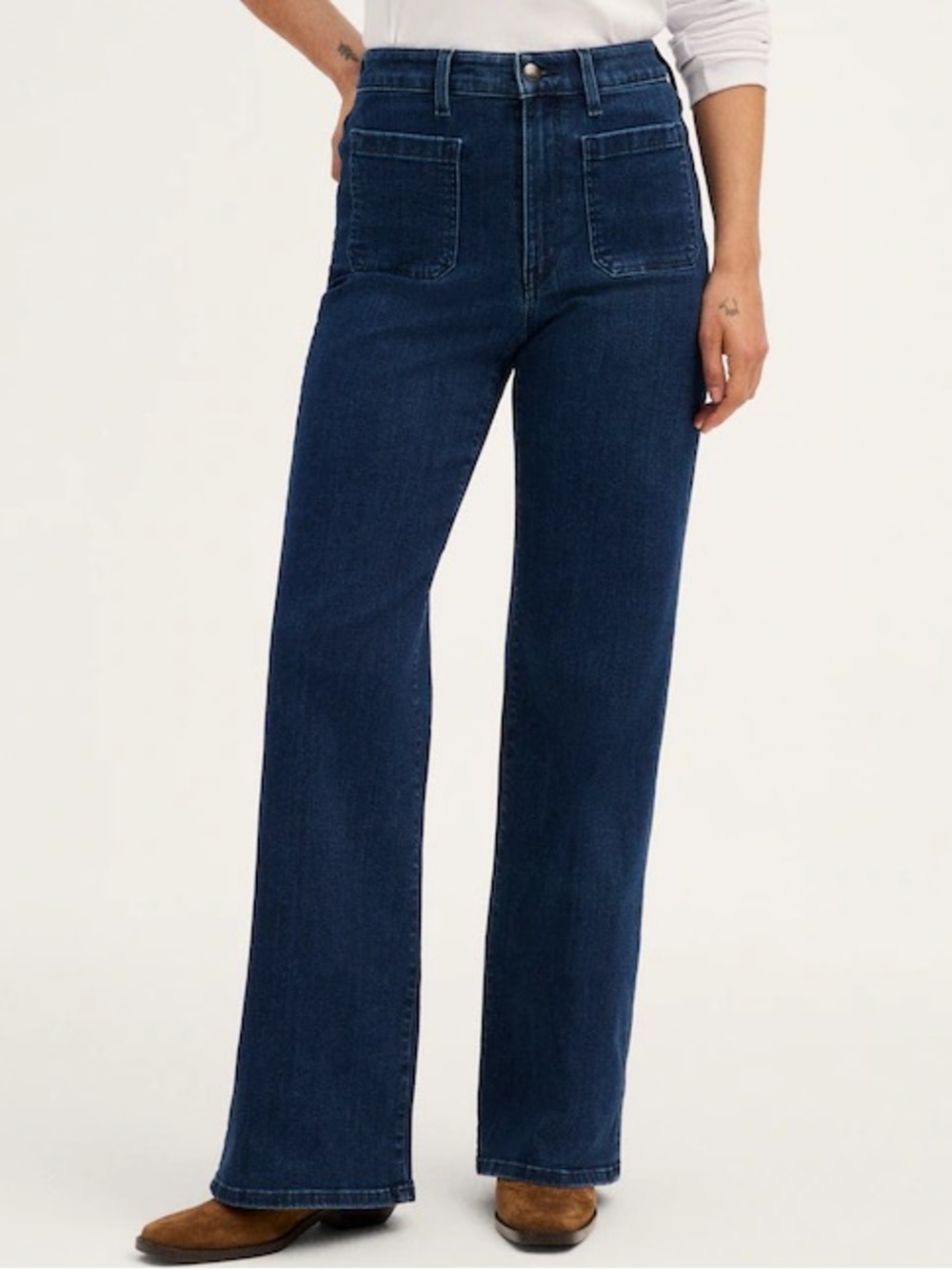 Madewell Petite Curvy Emmett Wide-Leg Jean